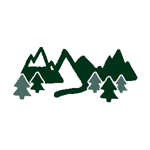 animated mountains icon