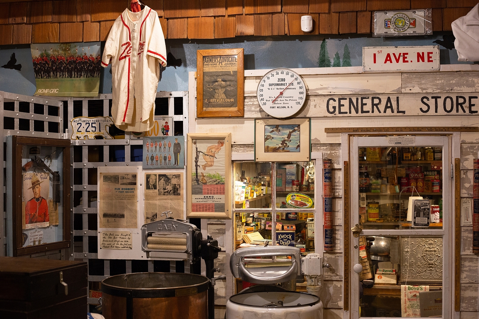 Collection at the Fort Nelson Heritage Museum. | Gabriel Munhoz